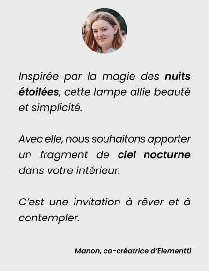 lampe ciel étoilé constellations veilleuse